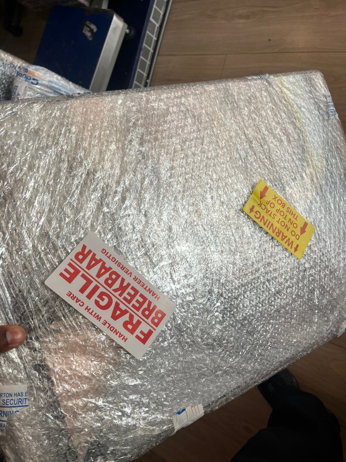 Bubble wrap packaging